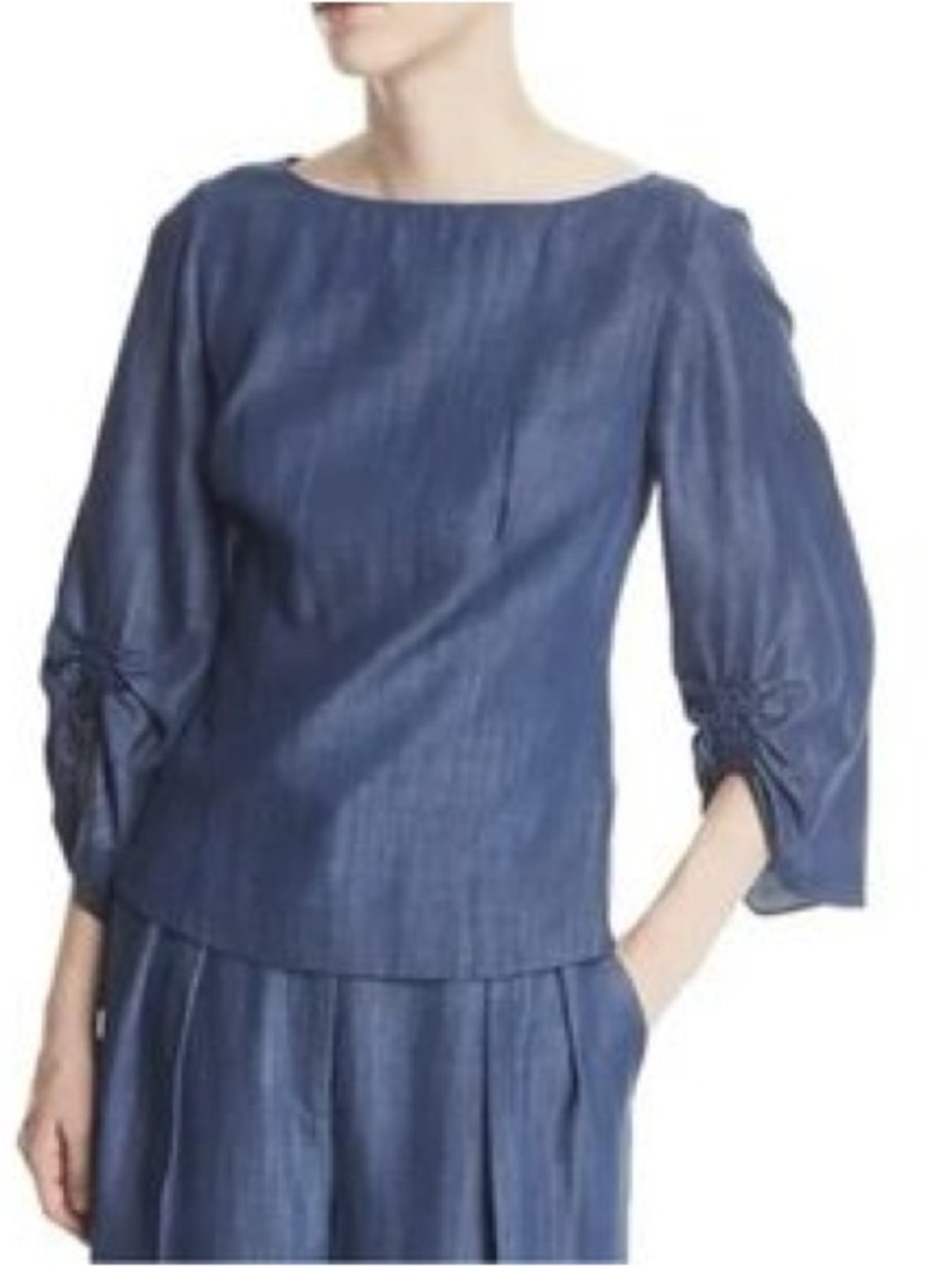TIBI Drop Shoulder Top